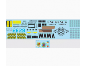 Xfly-Model F-15 Desert Camo Twin 40mm EDF Jet Decal Set 